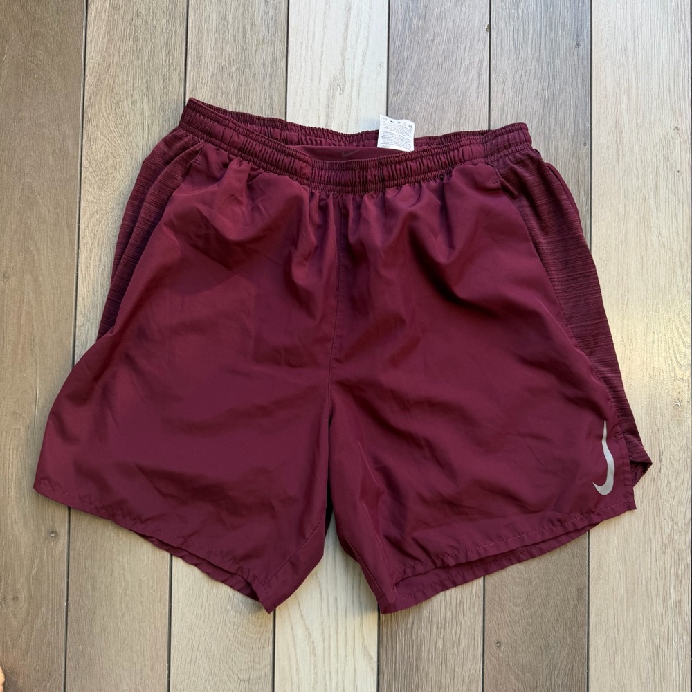 Nike Men's Burgundy running  Shorts